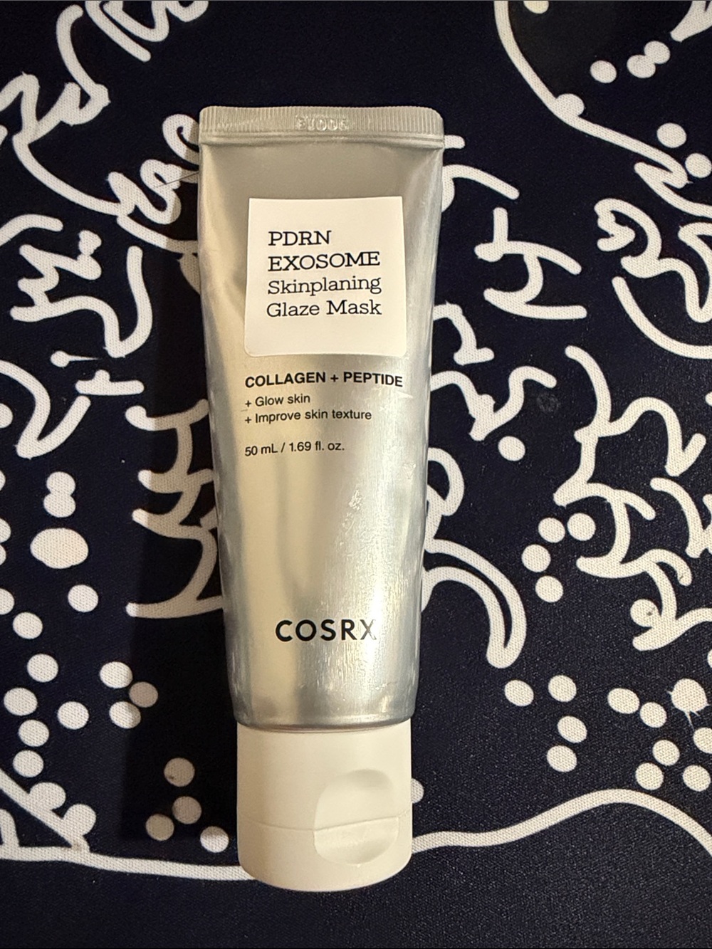 COSRX PDRN Exosome Skinplaning Glaze Mask — Silver Tube